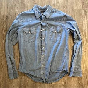 Wrangler Button Up Denim Long Sleeve